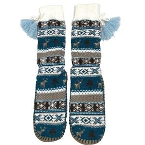 Cozy Knit Mid-Calf Slippers Adult Medium
